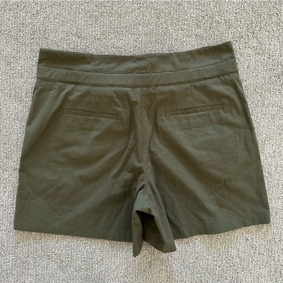 RAG & BONE‎ Camille belted cotton-blend seersucker shorts size 6 - Picture 5 of 7